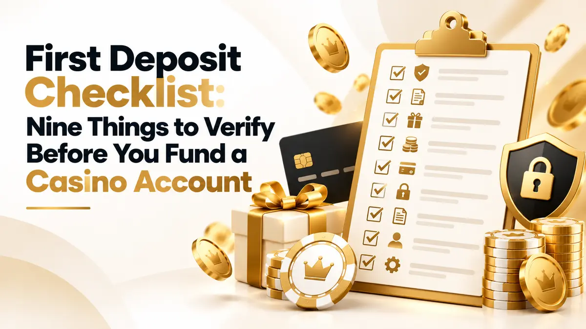 First Deposit Checklist 2026
